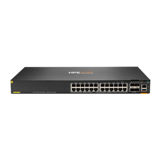 HPE Aruba Networking CX 6200F 24G Class4 PoE 4SFP+ 370W Switch