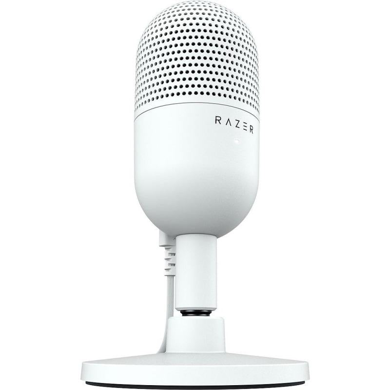 Microfon Razer Seiren V3 Mini White USB, frecventa raspuns 20 Hz - 20000 Hz, sensibilitate 110 dB (THD > 1% at 1 kHz), alb