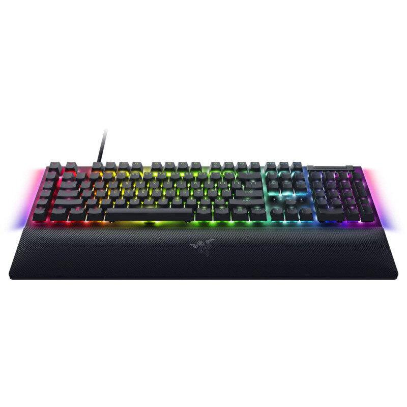 Tastatura mecanica gaming BlackWidow V4 (Green Switch), negru