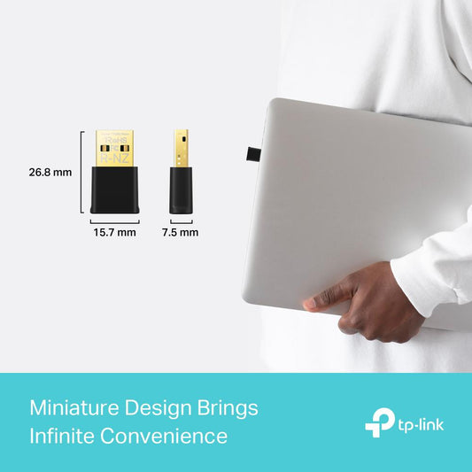 Adaptor wireless TP-Link, ARCHER TX20 NANO, AX1800, 1 x antena interna, Dual-Band 5Ghz, 2.4 Ghz, dimensiuni: 84 × 156.3 × 19.2 mm, Securitate Wireless: WEP, WPA/WPA2/WPA3, WPA-PSK/WPA2-PSK