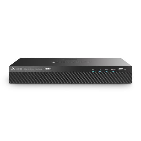 NVR PoE TP-Link VIGI 16 canale 2016H-16P; 90W, 8MP,2 SATA Interface, max 10TB, H.265+; ONVIF