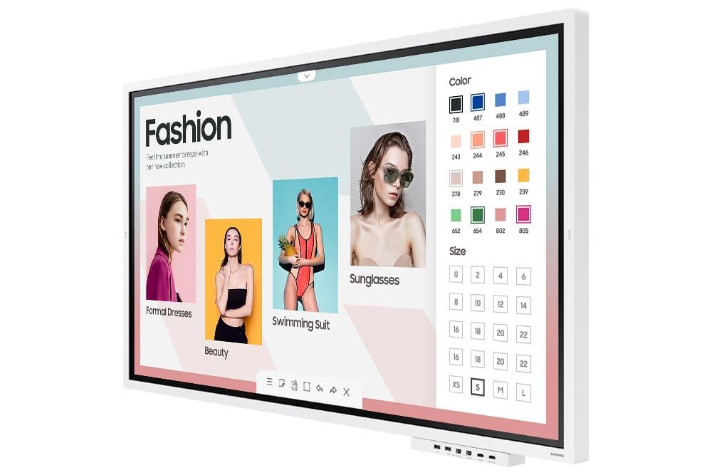 Tray conectivitate pentru display interactiv SAMSUNG Flip 2 55"/65"; HDMI Out, Conectivitate NFC pentru proiectarea telefonului pe display; aduce mufele din spate in fata pentru convenienta.