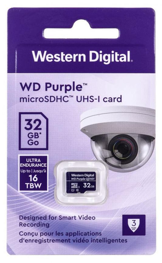 Card de Memorie Micro Secure Digital Card Western Digital, 32GB, Clasa 10, Purple