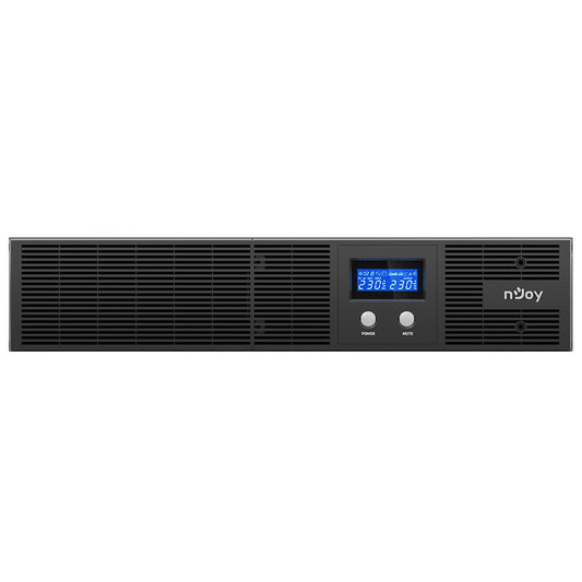 UPS nJoy Argus 2200, 2200VA/1320W, LCD Display, 4 IEC C13 cu Protectie, Management, Reglaj Automat al Tensiunii, iesire sinusoidala pura, rack 2U