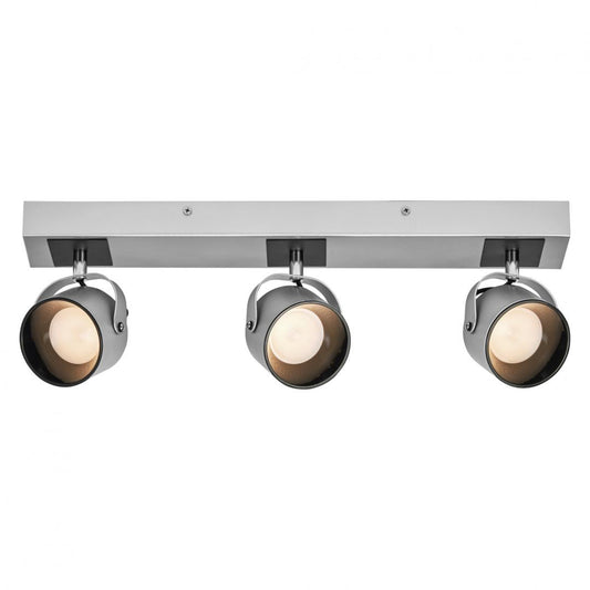 Spot LED triplu ajustabil Ledvance DECOR JUPITER, 16.5W, 1500 lm, lumina calda (3000K), IP20, 500x155x83mm, metal/policarbonat, Argintiu