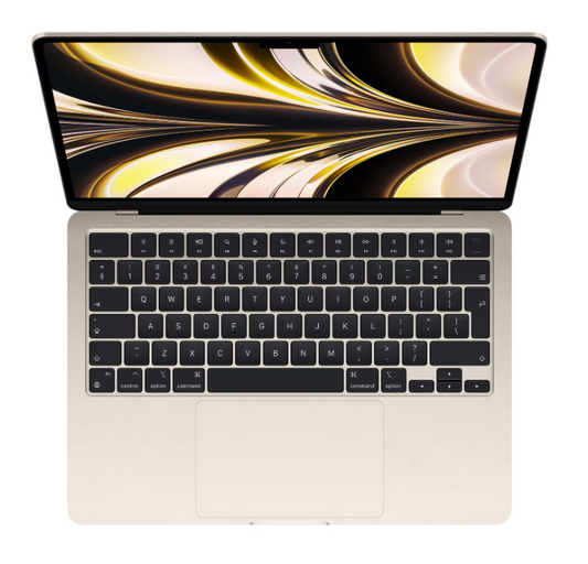 MacBook Air 13.6" Retina/Apple M2 (CPU 8-core, GPU 8-core, Neural Engine 16-core)/16GB/256GB - Starlight - RO KB (2022)