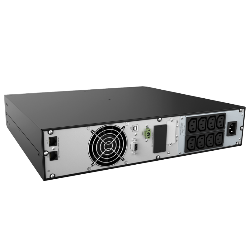 UPS Njoy Balder 1000 Online, Tower/rack, 1000 W, fara AVR, IEC x 8, display LCD, back-up 11 – 20 min. Putere (VA): 1000