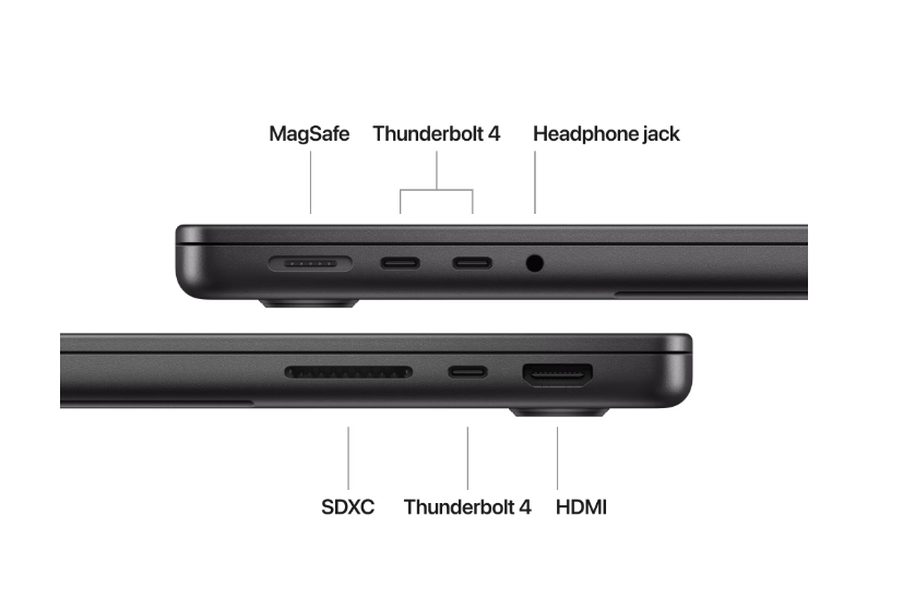 MacBook Pro 14.2"/Apple M4 (CPU 10-core, GPU 10-core, Neural Engine 16-core)/16GB/512GB - Space Black - INT KB