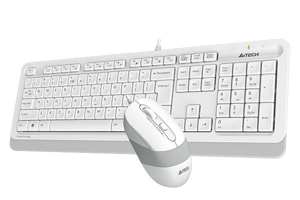KIT A4TECH F1010-W WHITE USB