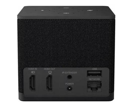 Amazon Fire TV cube 3rd gen streaming media player with 4K Ultra HD Wi- fi 6E and Alexa voice remote, black