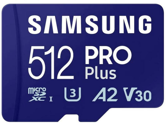 Card de Memorie MicroSDXC Samsung PRO Plus MB-MD512SB/WW 512GB, Class 10 + adaptor