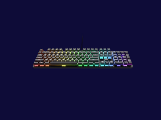 Tastatura mecanica Trust GXT 871 Zora, USB 2.0. nr taste 104, negru