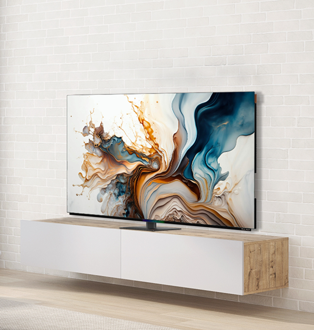 Televizor METZ OLED 55MOD9500, 139 cm, Smart Google TV, 4K Ultra HD, 144Hz, Clasa F (Brand German)