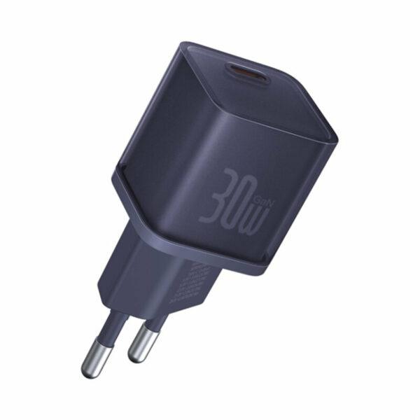 Incarcator retea Baseus GaN5S, Quick Charge 30W, 1 x USB Type-C 5V/3.0A ,violet inchis
