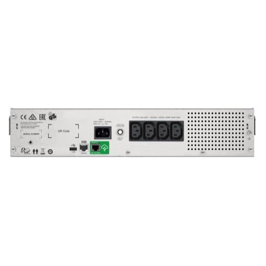 UPS APC Smart-UPS C line-interactive / sinusoidala 1500VA / 900W 4conectori C13 rackabil 2U, baterie APCRBC132,Smart Conect, optional extindere garantie cu 1/3 ani (WBEXTWAR1YR-SP-03/WBEXTWAR3YR-SP-03)