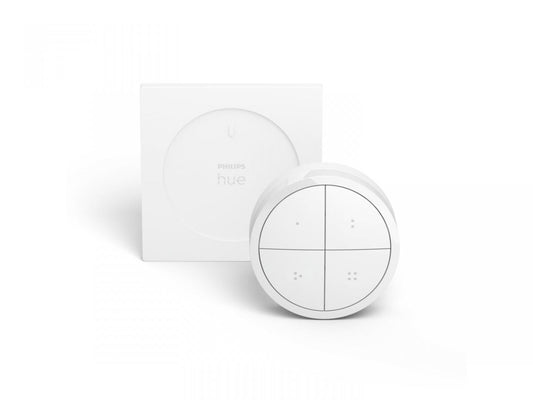 Intrerupator Philips Hue Tap, Wireless, 4 butoane configurabile, IP20, 6cm, Alb