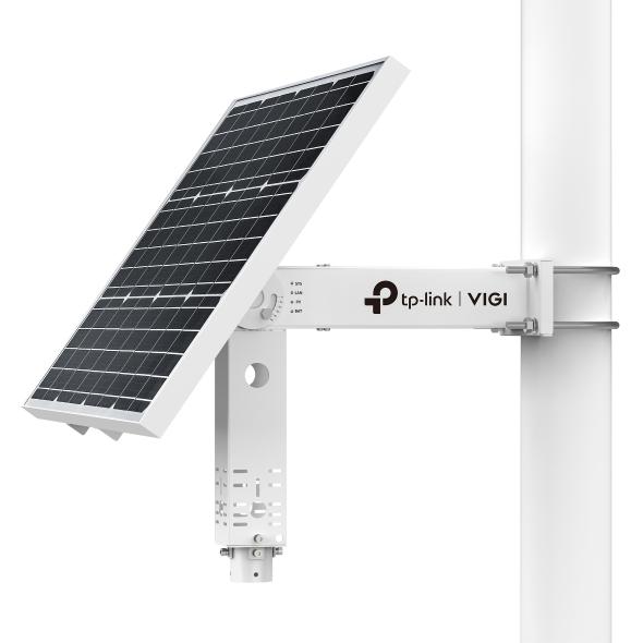 Panou fotovoltaic SP6030, 60W + Acumulator 31.2Ah/10.8V pentru camere TP-LINK VIGI, Unghi ajustabil, 3× Porturi DC Output, modular, management de la distanta