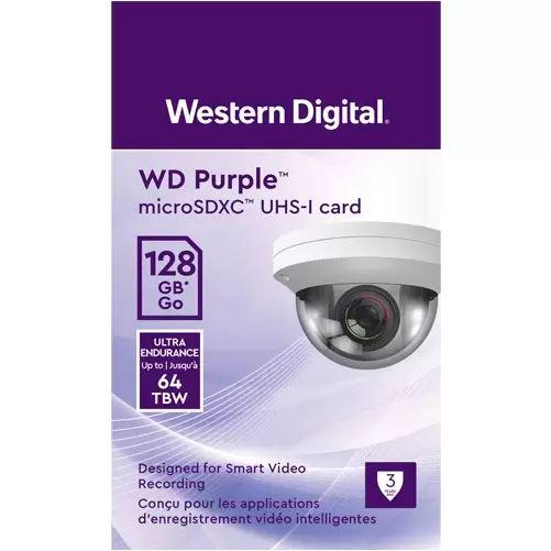 Card de Memorie MicroSDXC Western Digital, 128GB, Clasa 10, Purple