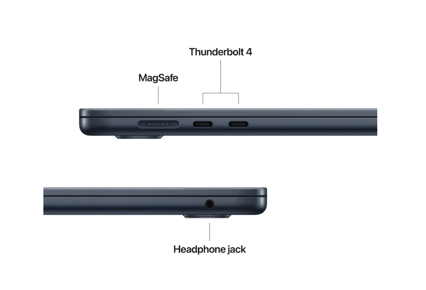 MacBook Air 15.3" Retina/Apple M4 (CPU 10- core, GPU 10- core, Neural Engine 16- core)/24GB/512GB - Midnight - INT KB (2025)