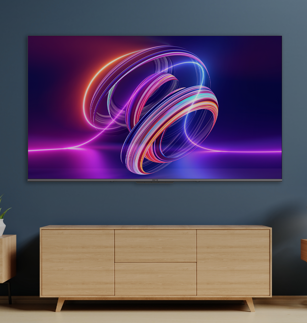 Televizor METZ QLED 65MQD7500, 164 cm, Smart Google TV, 4K Ultra HD, Clasa F (Brand German)