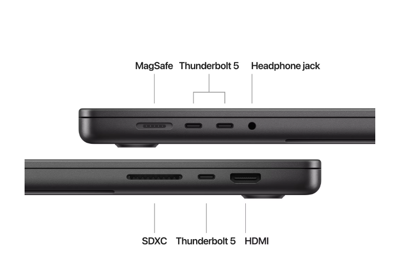 MacBook Pro 16.2"/Apple M4 Max (CPU 14-core, GPU 32-core, Neural Engine 16-core)/36GB/1TB - Space Black - INT KB
