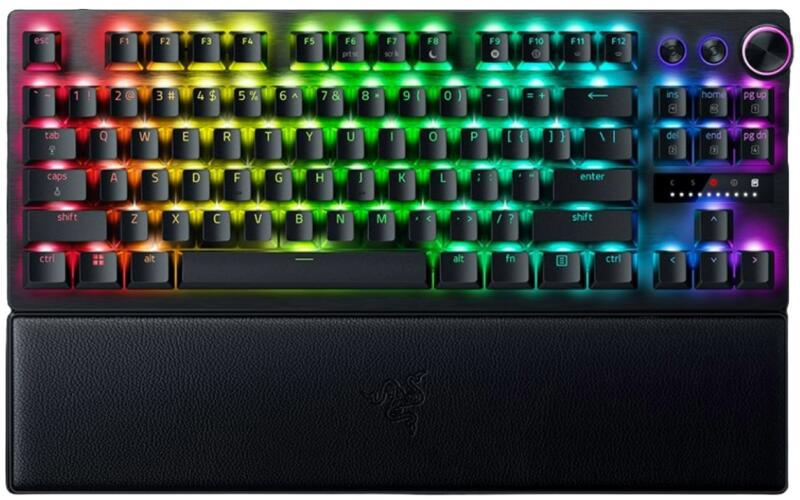 Tastatura mecanica Razer Huntsman V3 Pro Tenkeyless , iluminare Razer Chroma RGB, US layout, neagra