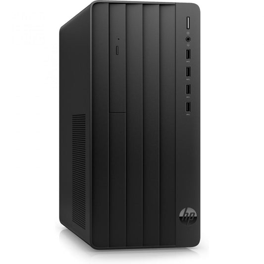 Desktop HP 290 G9 Tower cu procesor Intel Core i3-13100 Quad Core, video integrat Intel UHD Graphics, RAM 16GB DDR4, SSD 512GB, HP Black 125 Wired Keyboard, HP Black 125 Wired Mouse, Windows 11 PRO Educational 64bit, 1yw