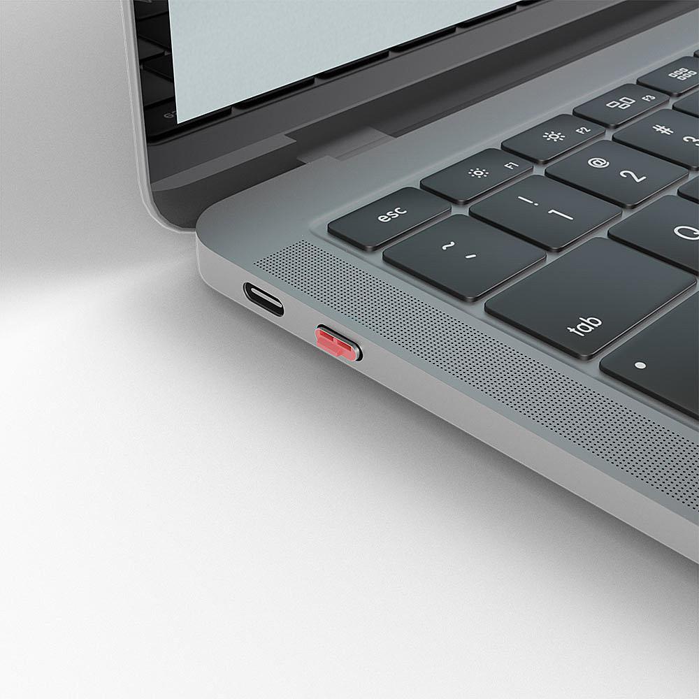Lindy USB Type C Port Blocker Key, pachet de 4, dimensiuni 14.52x112.5x11.25mm, roz