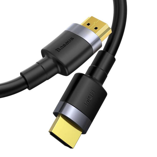 Cablu video Baseus Cafule, conectivitate HDMI (T) la HDMI (T), rezolutie maxima 4K UHD (3840 x 2160) la 60 Hz, conectori auriti, lungime 5 metri
