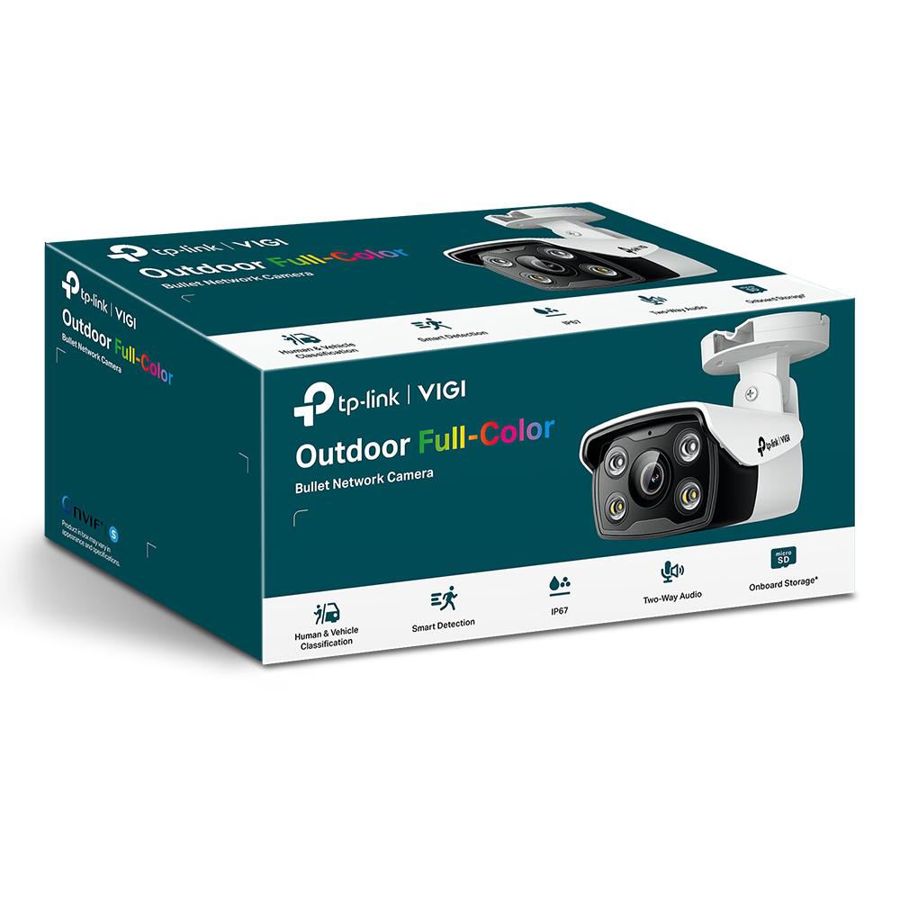 Camera IP Bullet TP-Link VIGI C330(2.8mm), 3MP, Lentila 2.8mm, IR+WL 30ml, rezolutie video 2304 × 1296, +/H.265/H.264+/H.264,