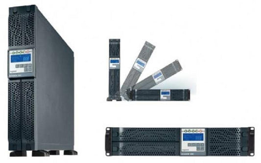 UPS Legrand Daker DK Plus 3000VA/ 2700W, tip online cu dubla conversie VFI-SS-111, forma Rack/ Tower, 230V, baterie 12V/ 9AH x 6, dimensiuni 440x88 (2U) x600mm, IP20, culoare negru
