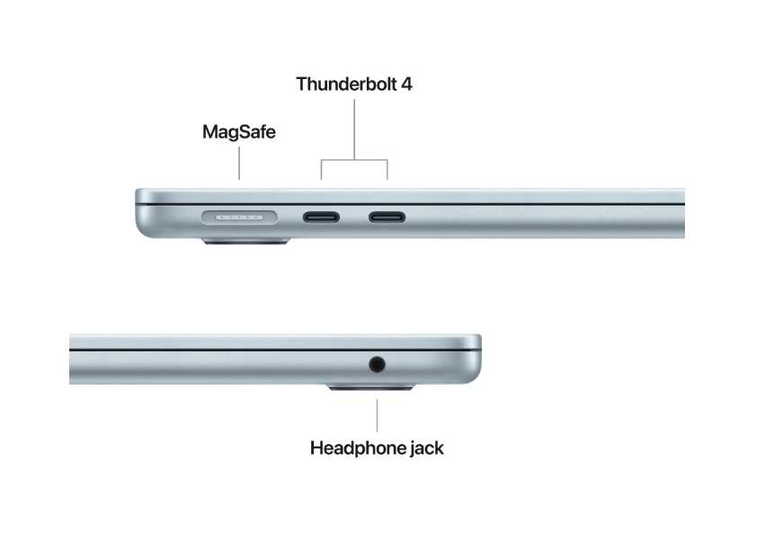 MacBook Air 13.6" Retina/Apple M4 (CPU 10-core, GPU 10-core, NeuralEngine 16-core)/24GB/1TB - sky blue - INT KB (2025) 35W (cto from MC6V4RO/A)