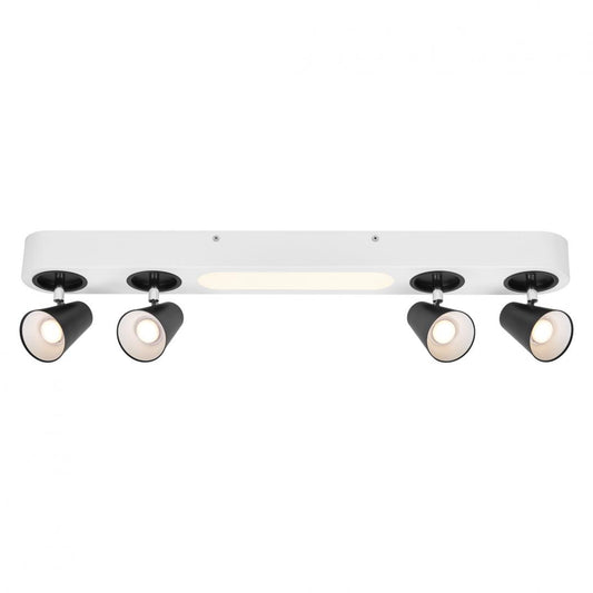 Spot LED cvadruplu ajustabil Ledvance DECOR NEPTUNE, 27W, 2570 lm, lumina calda (3000K), IP20, 708mm, Alb, clasa energetica F