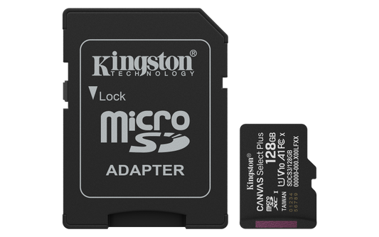 Card de MemorieMicroSDXC Kingston, 128GB,Canvas Select Plus,Cu Adaptor