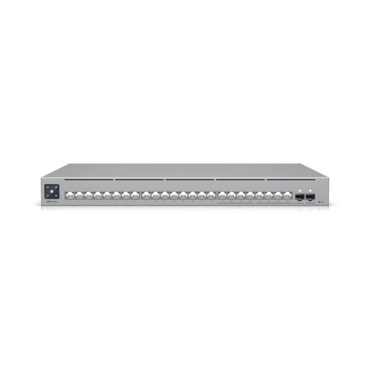 Ubiquiti Unifi Pro Max, Ethernet In-Band, (16) porturi GbE RJ45, (8) porturi 1/2,5 GbE RJ45, (2) porturi 10G SFP+, 112 Gbps, sursa alimentare AC/DC, intern?, 450W