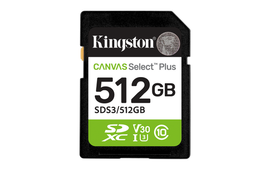 Card de Memorie SDXC Kingston,512GB,Canvas Select Plus