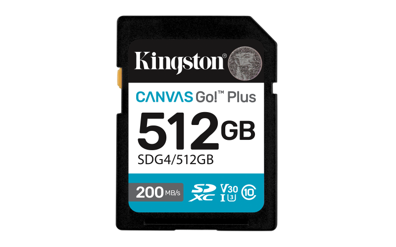 Card de Memorie SD Kingston 512GB Canvas GO plus CL 10