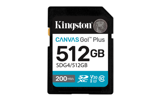 Card de Memorie SD Kingston 512GB Canvas GO plus CL 10