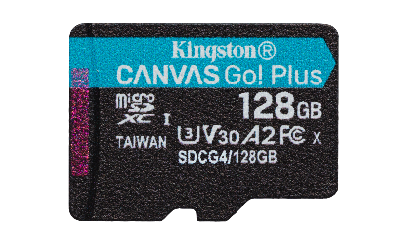 Card de Memorie MicroSDXC Kingston,128GB, Canvas GO Plus,Fara Adaptor