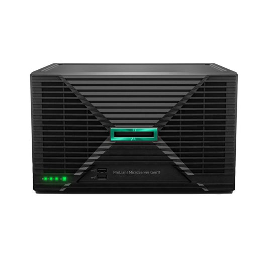 HPE ProLiant MicroServer Gen11 G7400 2c 16GB-U 4LFF-NHP 1TB HDD 180W Ext PS EMEA Cmp Module Server