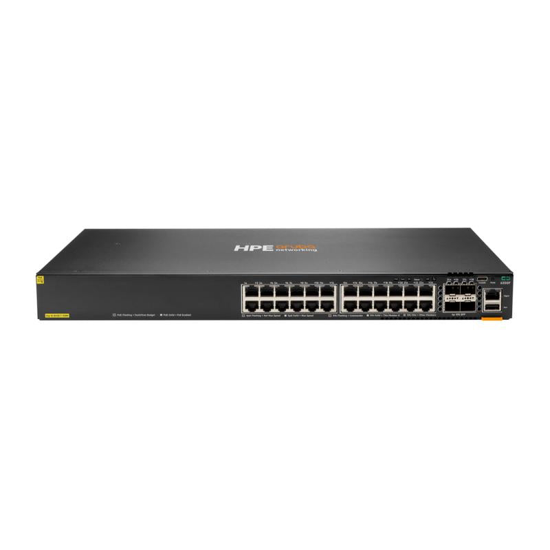HPE Aruba Networking CX 6200F 24G Class4 PoE 4SFP+ 370W Switch