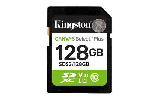 Card de Memorie SDXC Kingston,128GB,Canvas Select Plus