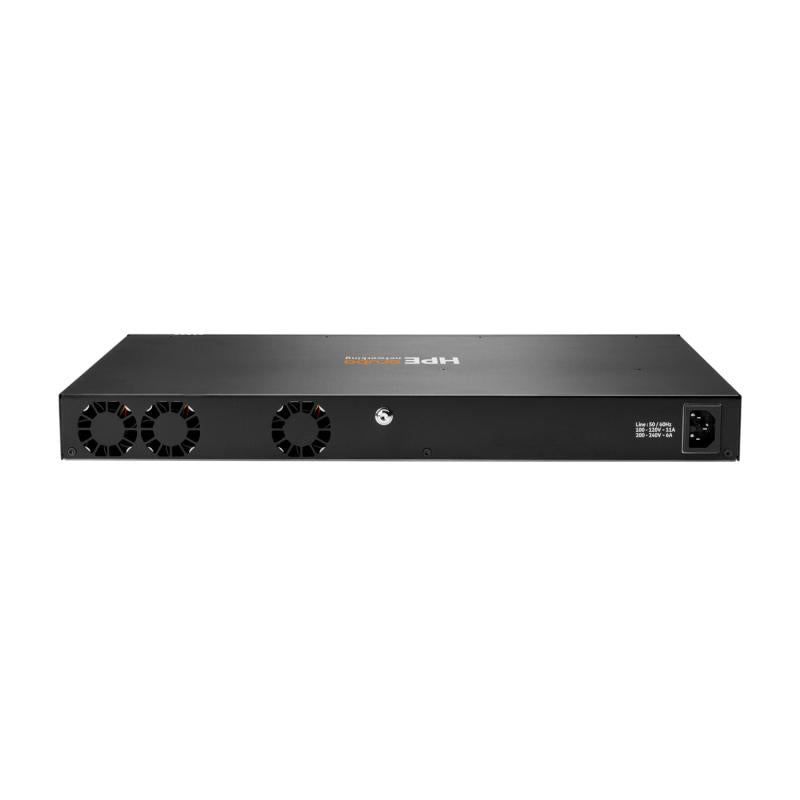 HPE Aruba Networking CX 6300F 24-port 1GbE Class 4 PoE and 4-port SFP56 Switch