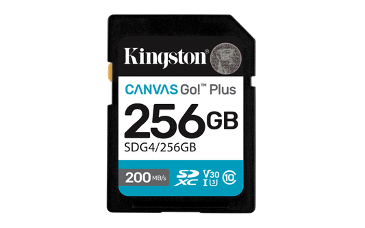 Card de Memorie SD Kingston 256GB Canvas GO PLUS CL10
