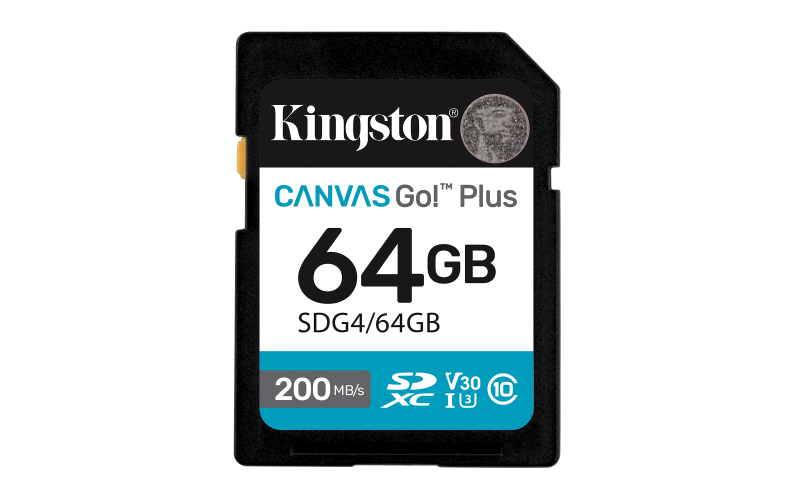 Card de Memorie SDXC Kingston,64GB,Canvas GO Plus