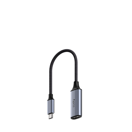CUDY USB-C To 4K@60Hz HDMI adapter, Host: USB-C, 1 x HDMI 4K@60Hz, Aluminum alloy, compatible with MacBook, Mac Pro, Mac mini, iMac, Surface Pro, XPS, Flash Drive, Mobile HDD