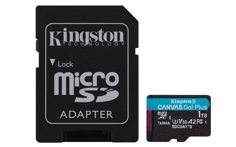 Card de Memorie MicroSDXC Kingston,1TB,Canvas GO Plus ,Cu Adaptor