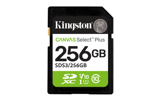 Card de Memorie SDXC Kingston 256GB,Canvas Select Plus