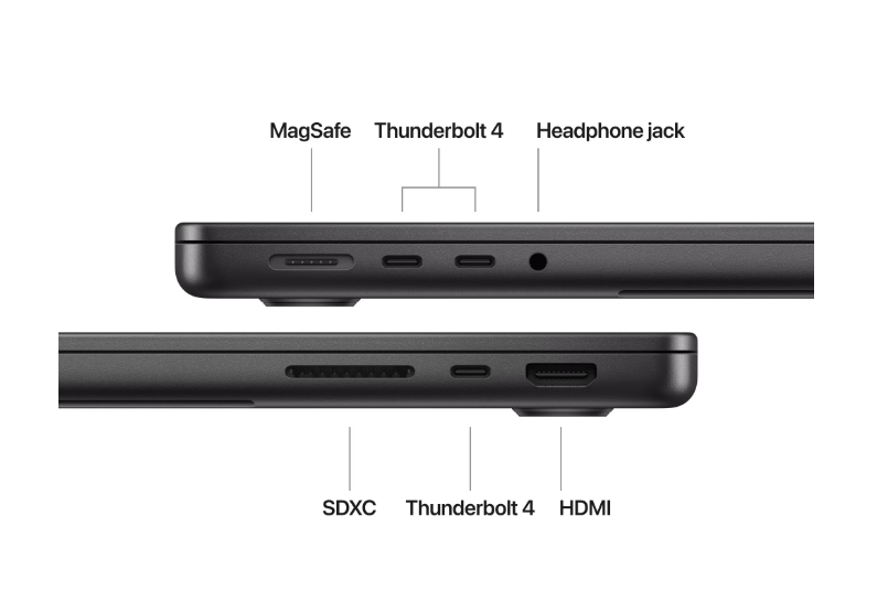 MacBook Pro 14.2"/Apple M4 (CPU 10-core, GPU 10-core, Neural Engine 16-core)/24GB/1TB - Space Black - INT KB