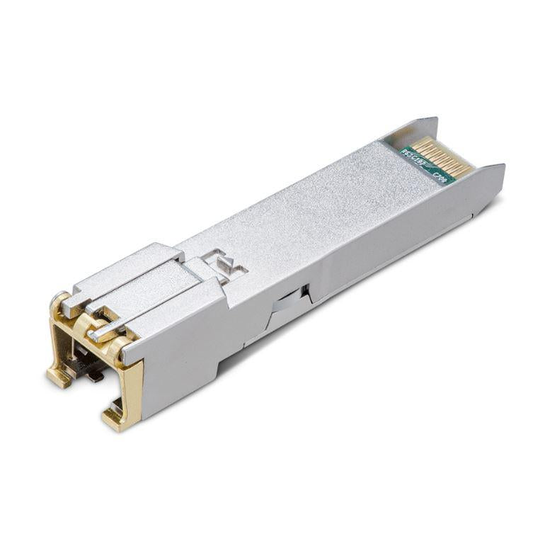 "10GBASE-T RJ45 SFP+ Module SPEC: 10Gbps RJ45 Copper Transceiver, Plug and Play with SFP+ Slot, Support DDM (Temperature and Voltage), Up to 30 m Distance (Cat6a or above)"